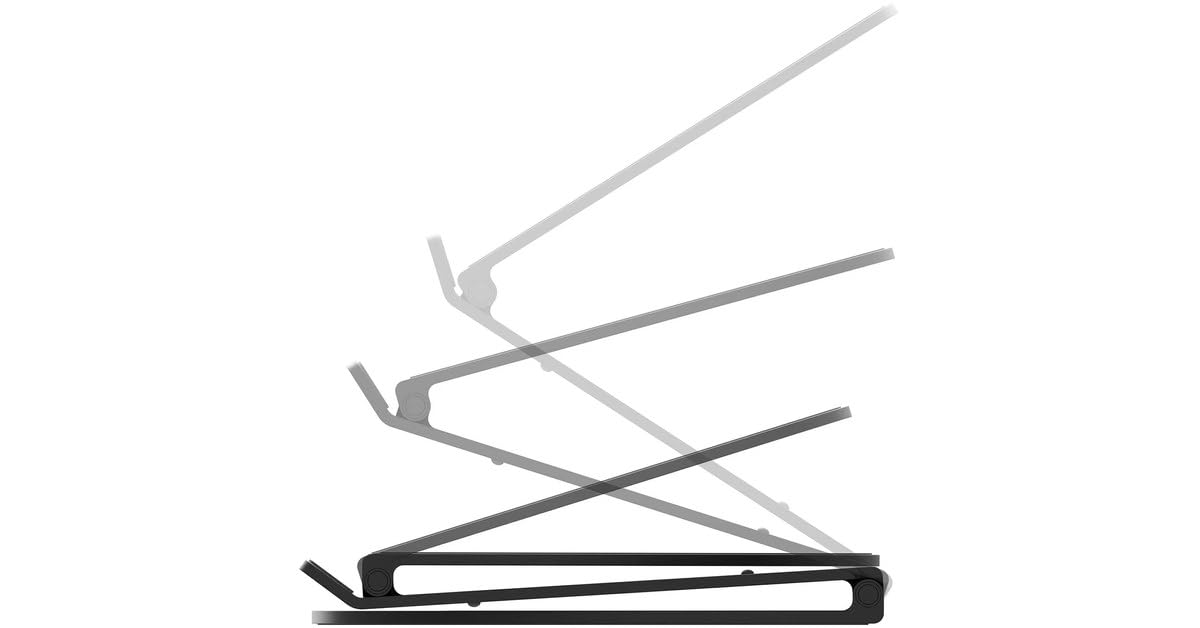 Twelve South Curve Flex Laptop Stand | Adjustable Aluminum MacBook Riser