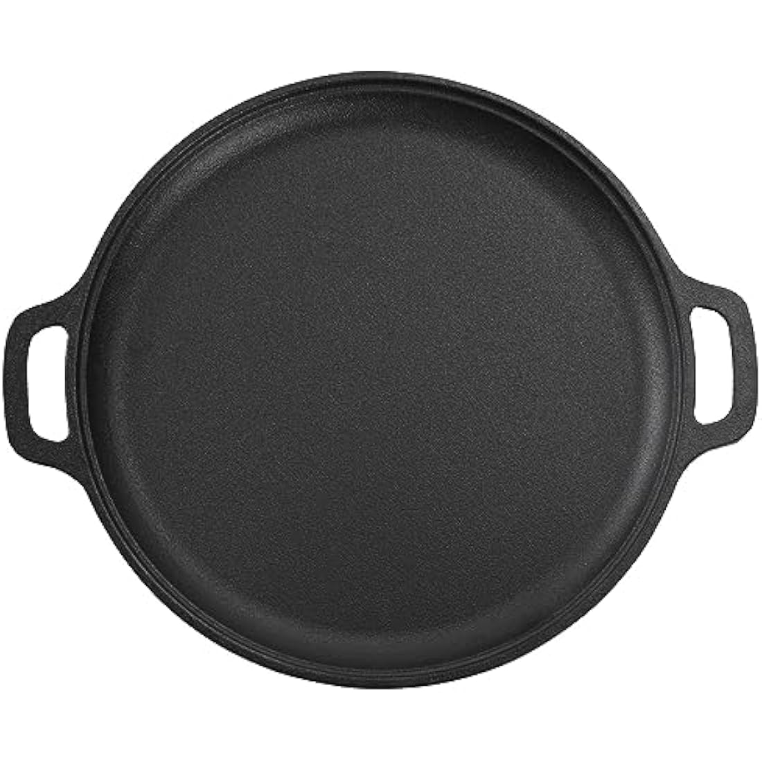 Pre-Seasoned Cast Iron Skillet Pan - 31cm Round Griddle