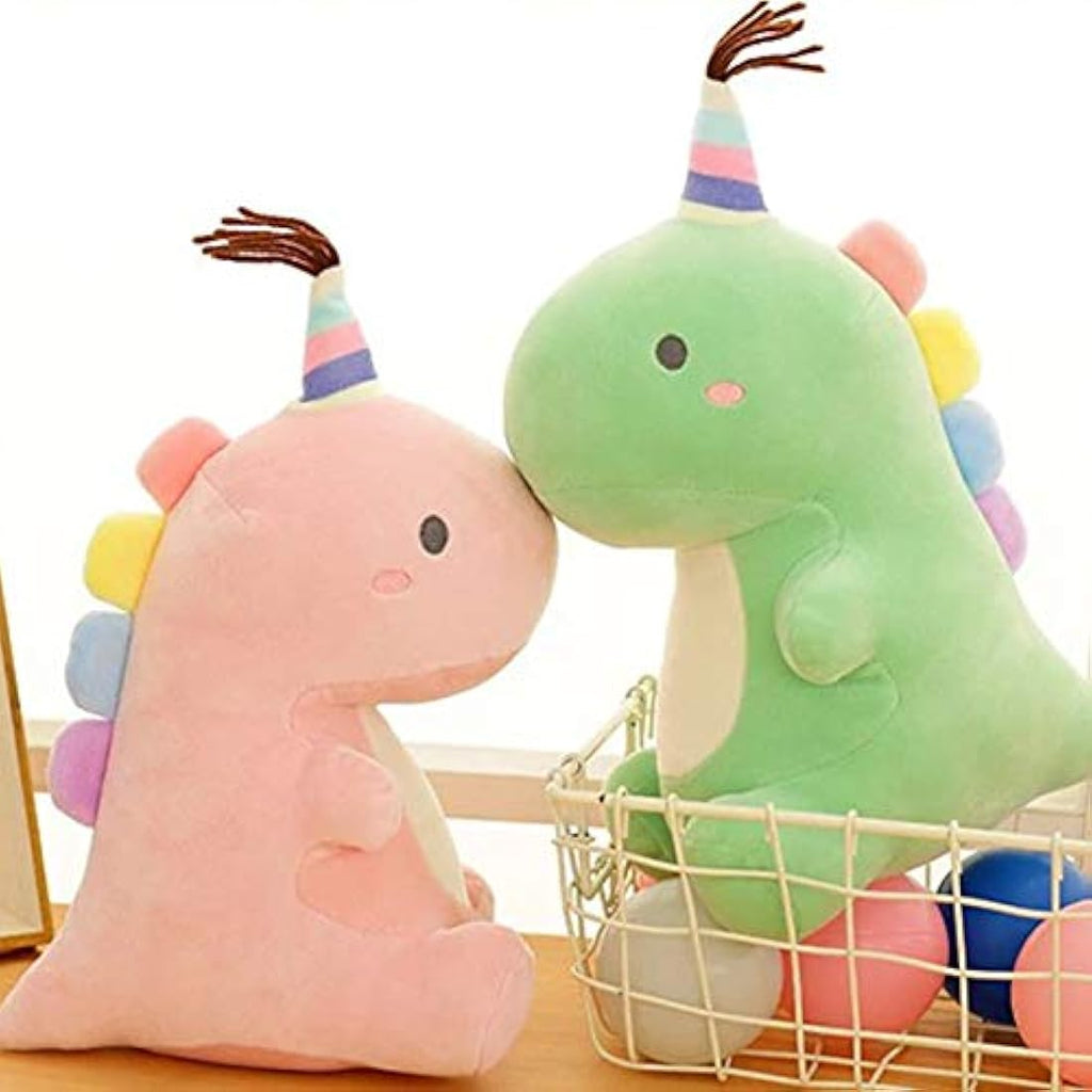 Cartoon Dinosaur Plush Toy – Soft Stuffed Animal Pillow, Green