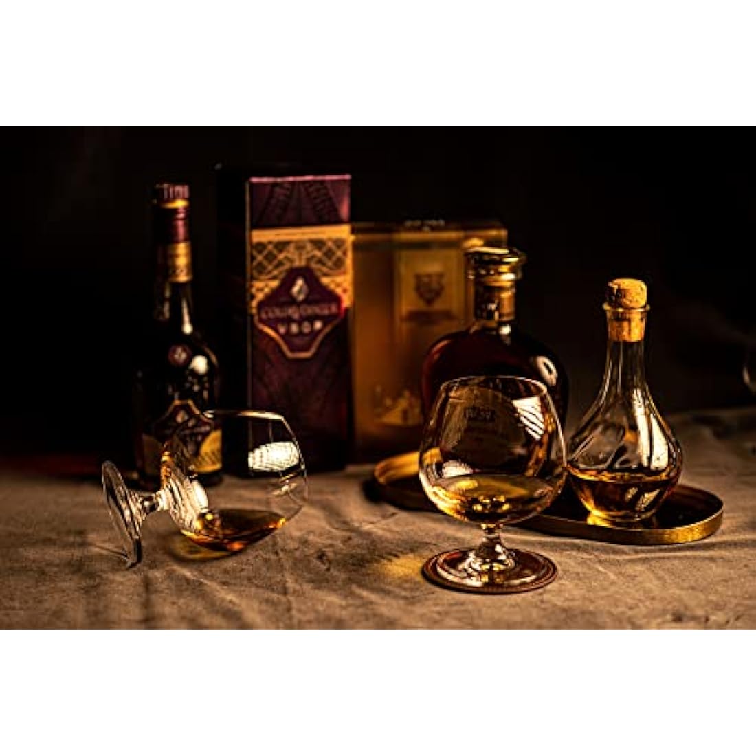 Glassique Cadeau Crystal Brandy Snifter Glasses - Set of 2 Handblown 620ml