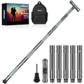 aiGear Tactical Trekking Poles | Adjustable Aluminum Hiking Stick - Gray