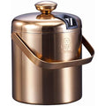 VINN DUNN 1.2L Insulated Ice Bucket – Double Walled Sunset Gold