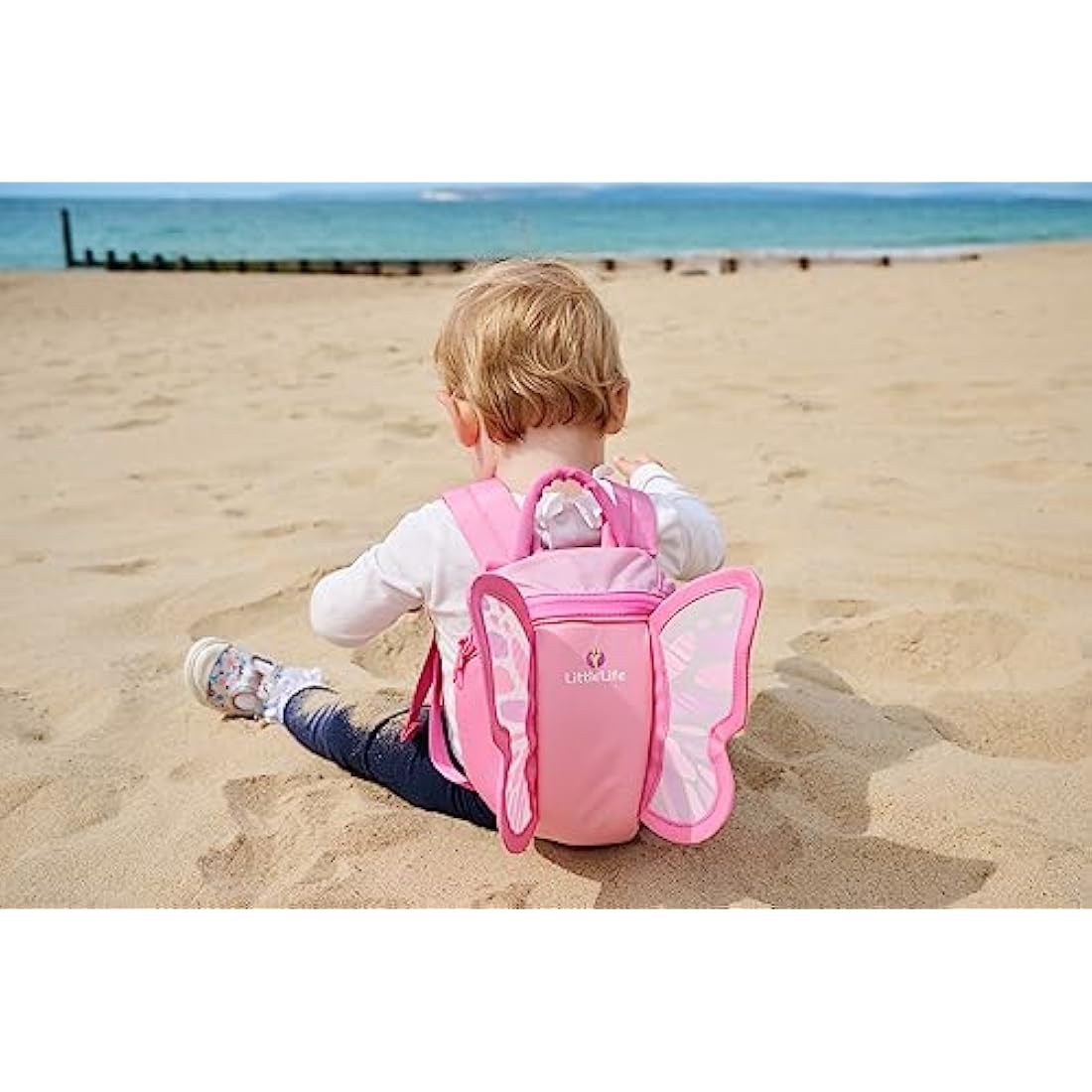LittleLife Butterfly Toddler Backpack with Safety Rein | 1-3 Years