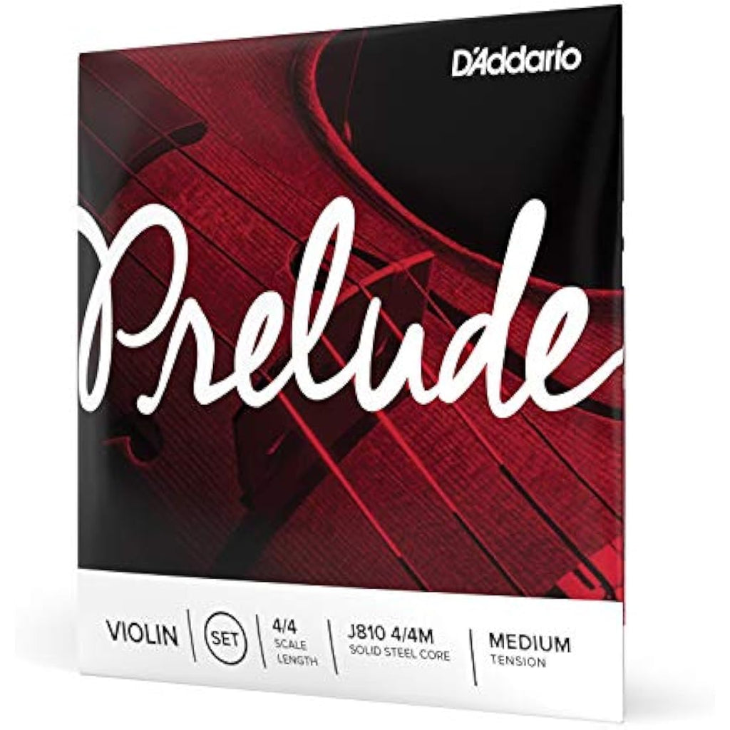 D'Addario Prelude Violin String Set – 4/4 Scale Medium Tension