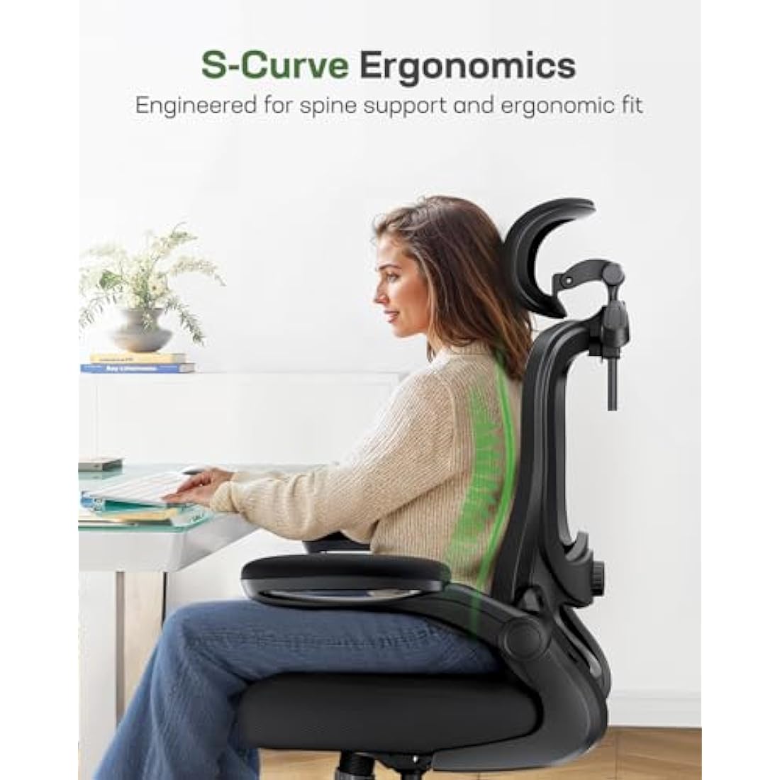 Marsail Ergonomic Office Chair – High Back Gaming Desk Chair with 3D Support