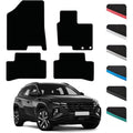 Hyundai Tucson 2021+ Car Floor Mats - All-Weather Red Edging