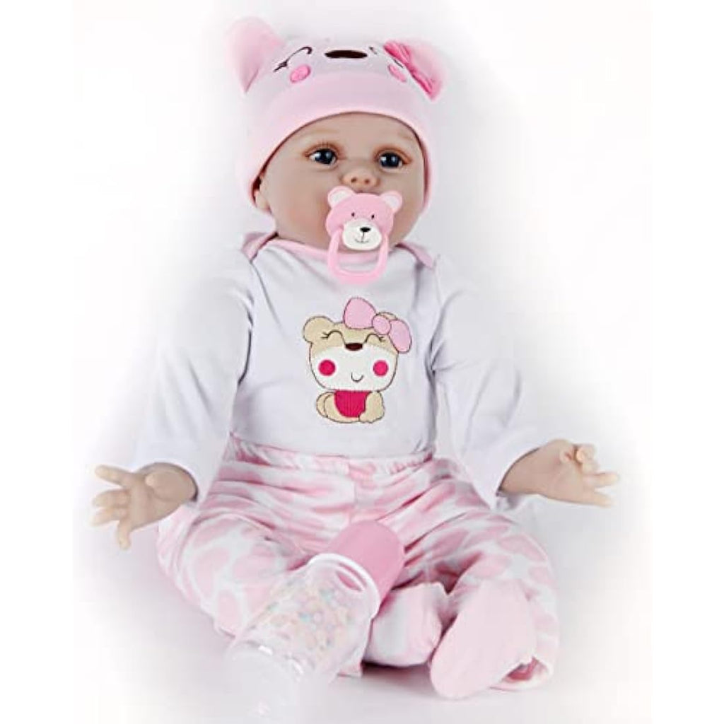 22" Reborn Baby Doll | Realistic Silicone & Cotton Body