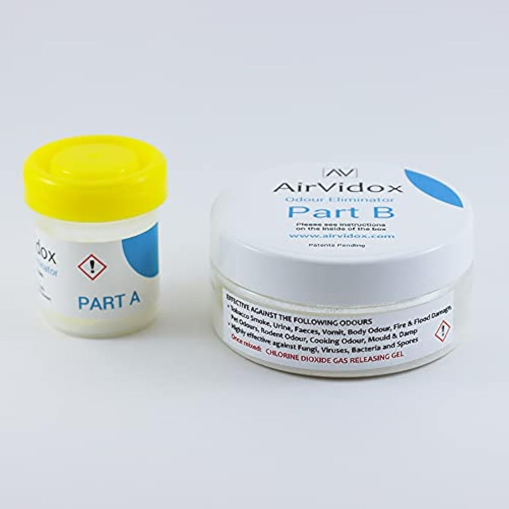 AirVidox Car Odour Eliminator – CLO2 Smoke and Bacteria Remover