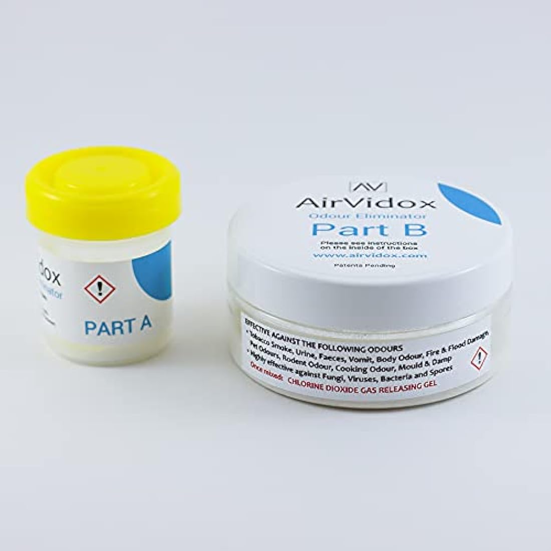 AirVidox Car Odour Eliminator – CLO2 Smoke and Bacteria Remover