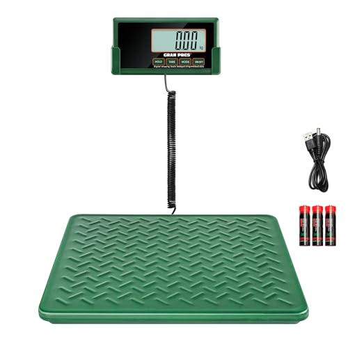 GRAM PRES Shipping Scale | 440lbs Heavy Duty Alloy Steel Postal Scale