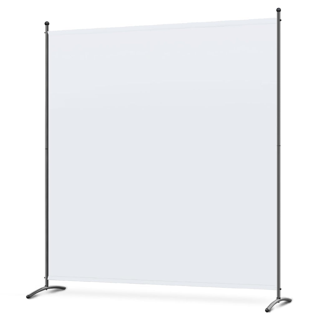 Angel Living 1 Panel Room Divider, Privacy Screen Composed of Polyester Fabric and Sturdy Iron Frame