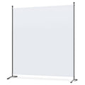 Angel Living 1 Panel Room Divider, Privacy Screen Composed of Polyester Fabric and Sturdy Iron Frame