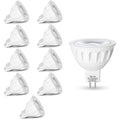 Wixann MR16 GU5.3 LED Bulbs Dimmable | 3000K Warm White 50W Equiv | 10-Pack