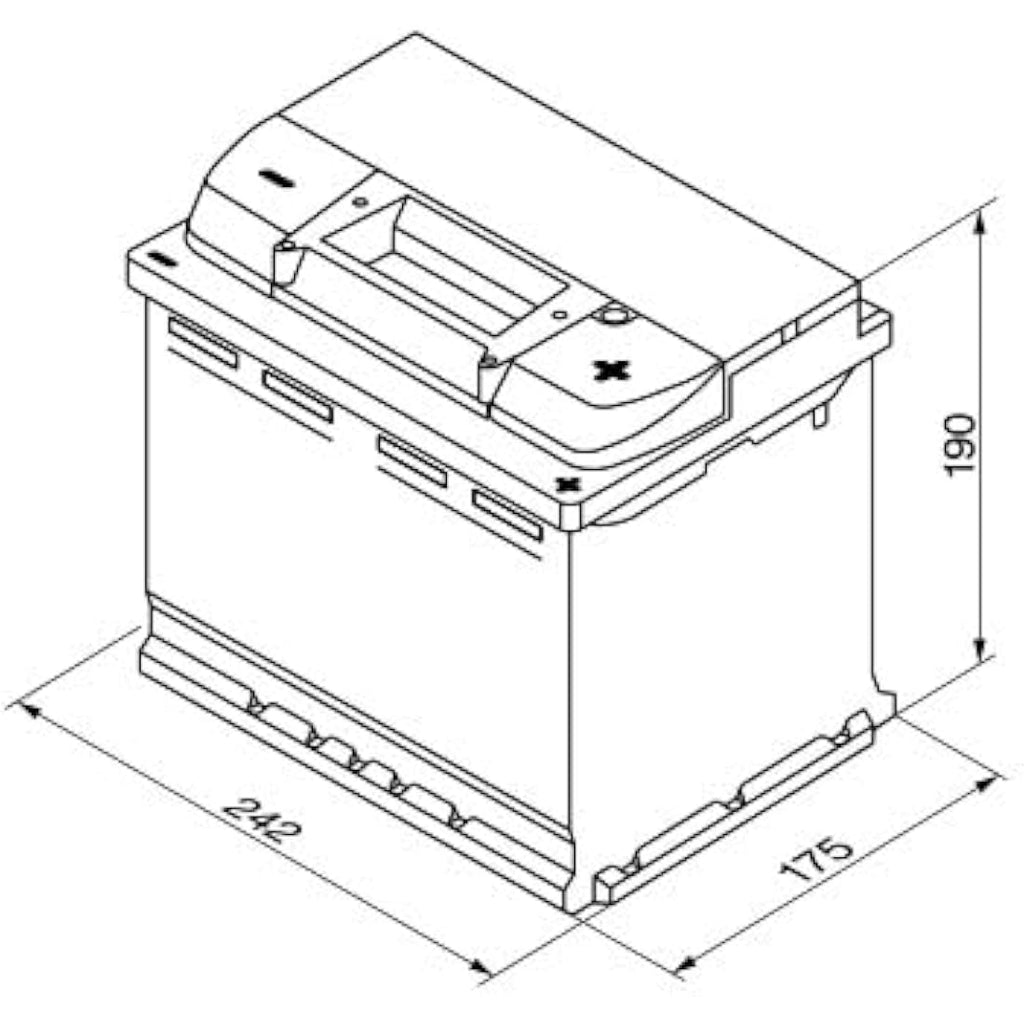 Bosch S5005 Car Battery | 63Ah 610A Lead-Acid Type 027 | Maintenance-Free