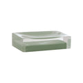 Gedy Auckland Soap Holder – Transparent Resin – Mint Green Finish