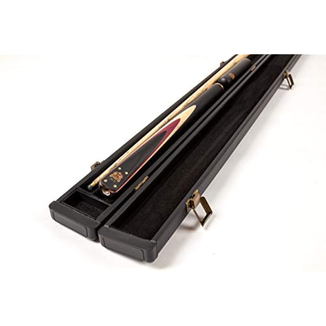 BCE Heritage Snooker Cue – Sapele Mahogany 3/4 Cut with Case & Extension
