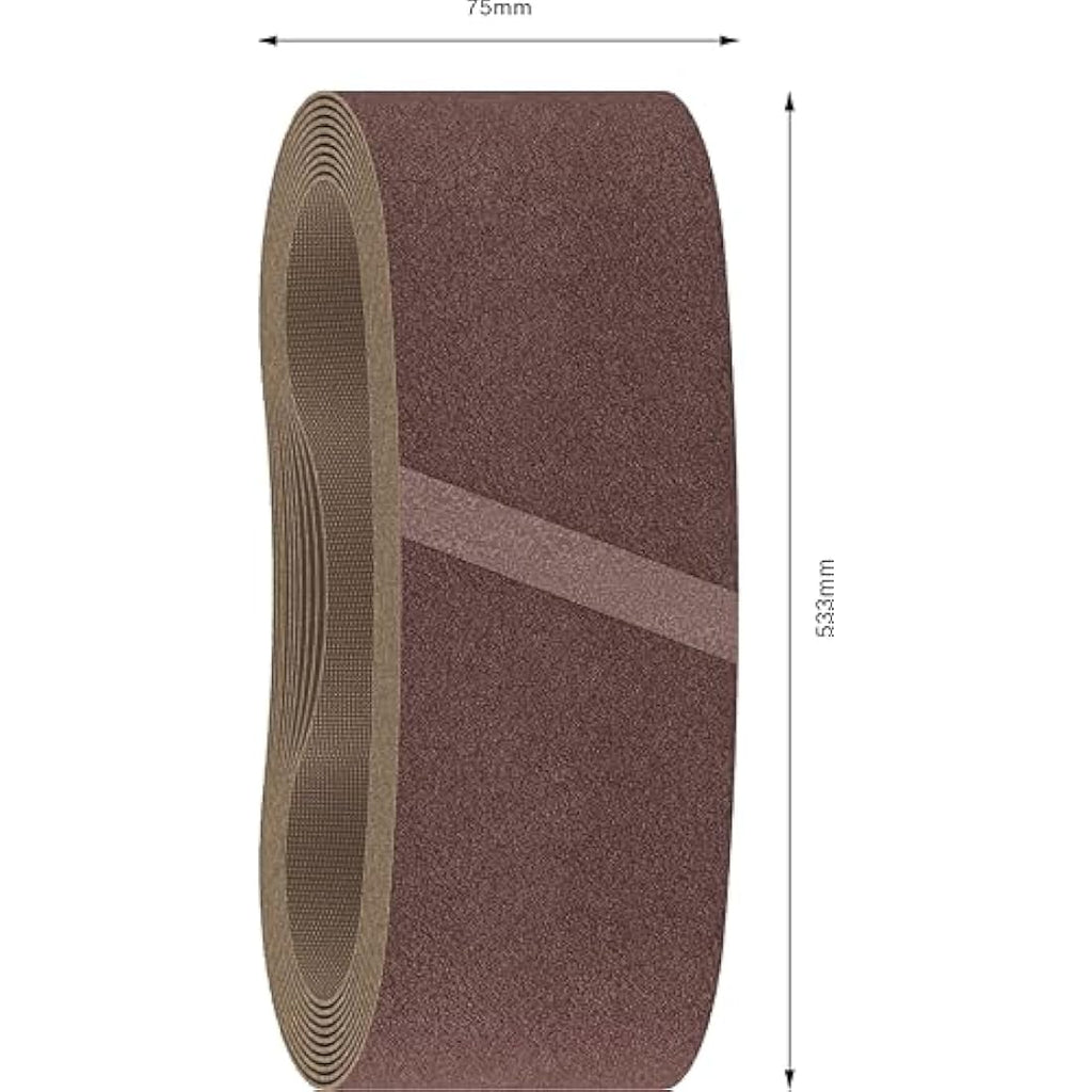 Bosch PRO X440 Sanding Belt for Wood and Paint | 75x533mm | Grit 220