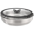 Tefal Ingenio 24cm Stainless Steel Steamer Insert with Glass Lid
