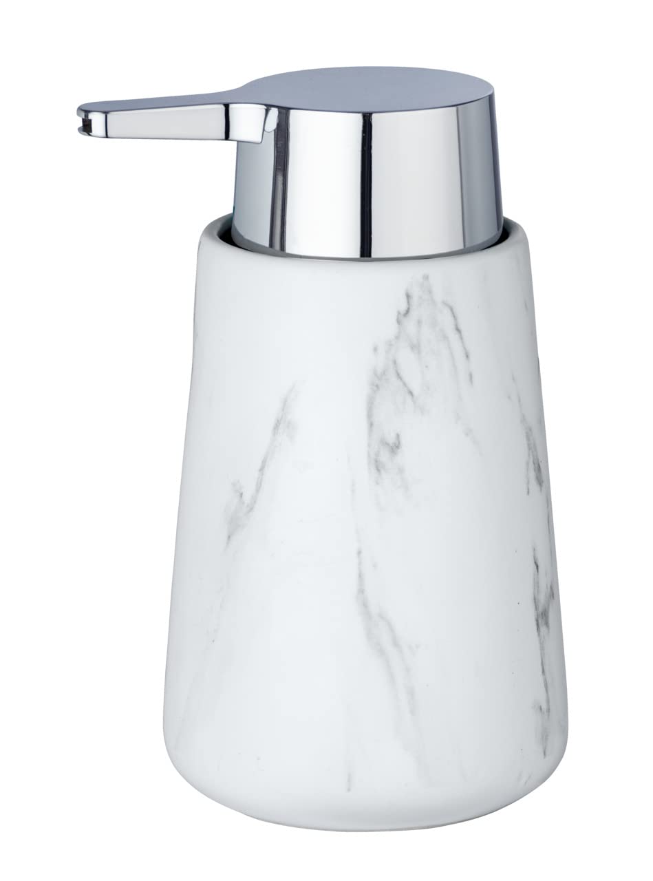 Wenko Ceramic Soap Dispenser in White – Modern Bathroom Accessory