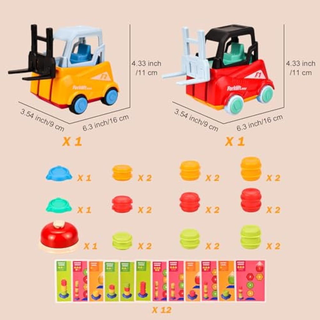 Hayoom Forklift Transport Game – Educational Sensory Toy for Toddlers