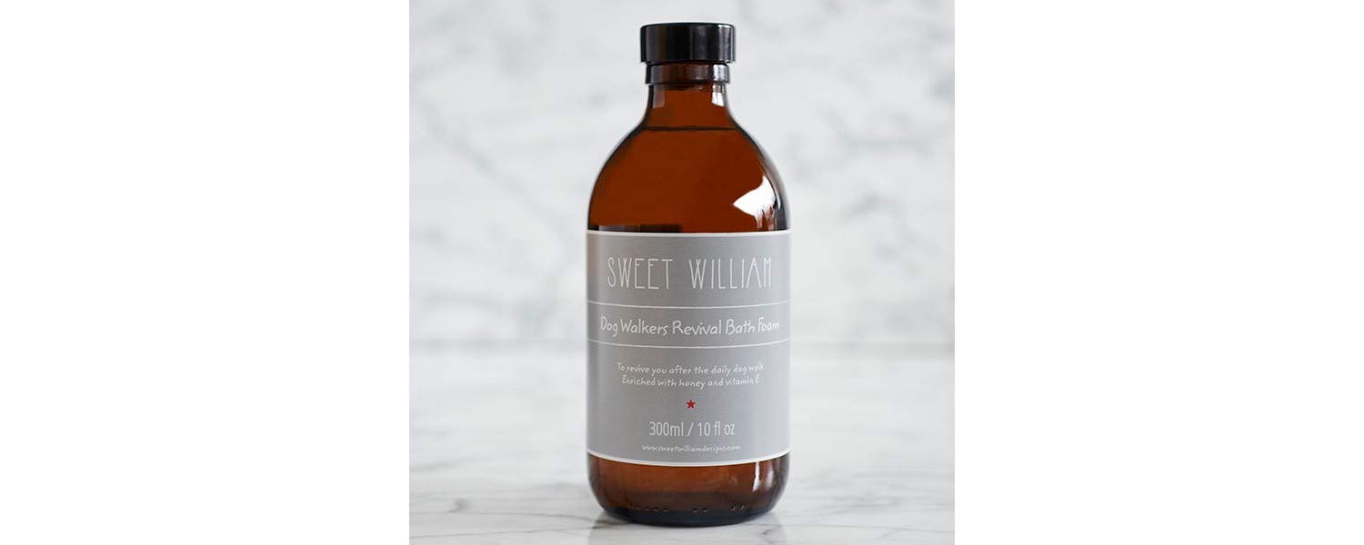 Sweet William Dog Walkers Revival Bath Foam with Honey & Vitamin E - 300ml