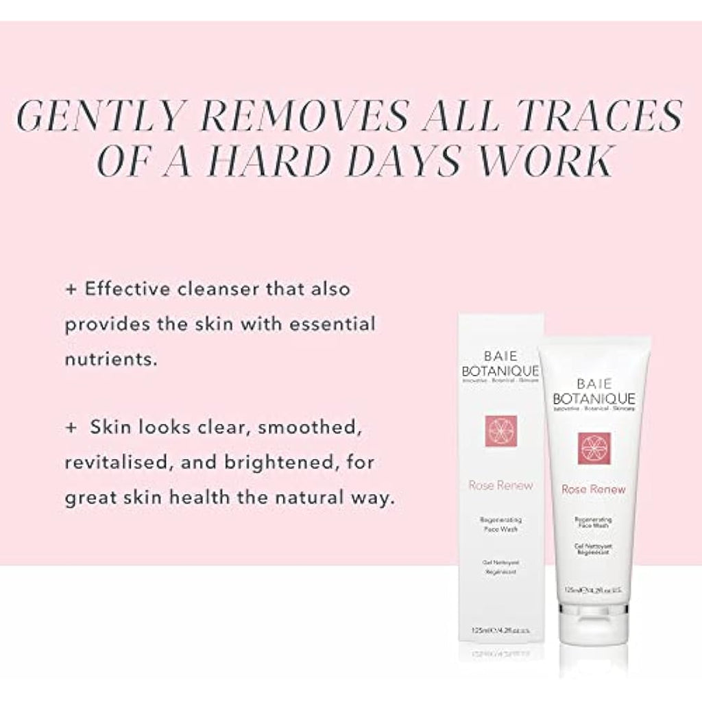 Baie Botanique Rose Renew Face Wash – Organic Vitamin C Cleanser 125ml