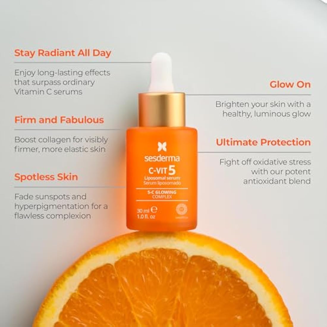 Sesderma C-Vit Liposomal Serum - 30ml Anti-Aging Vitamin C Face Serum