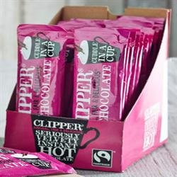 Clipper Drinking Chocolate Sachet 28g – Instant Hot Cocoa Drink Mix