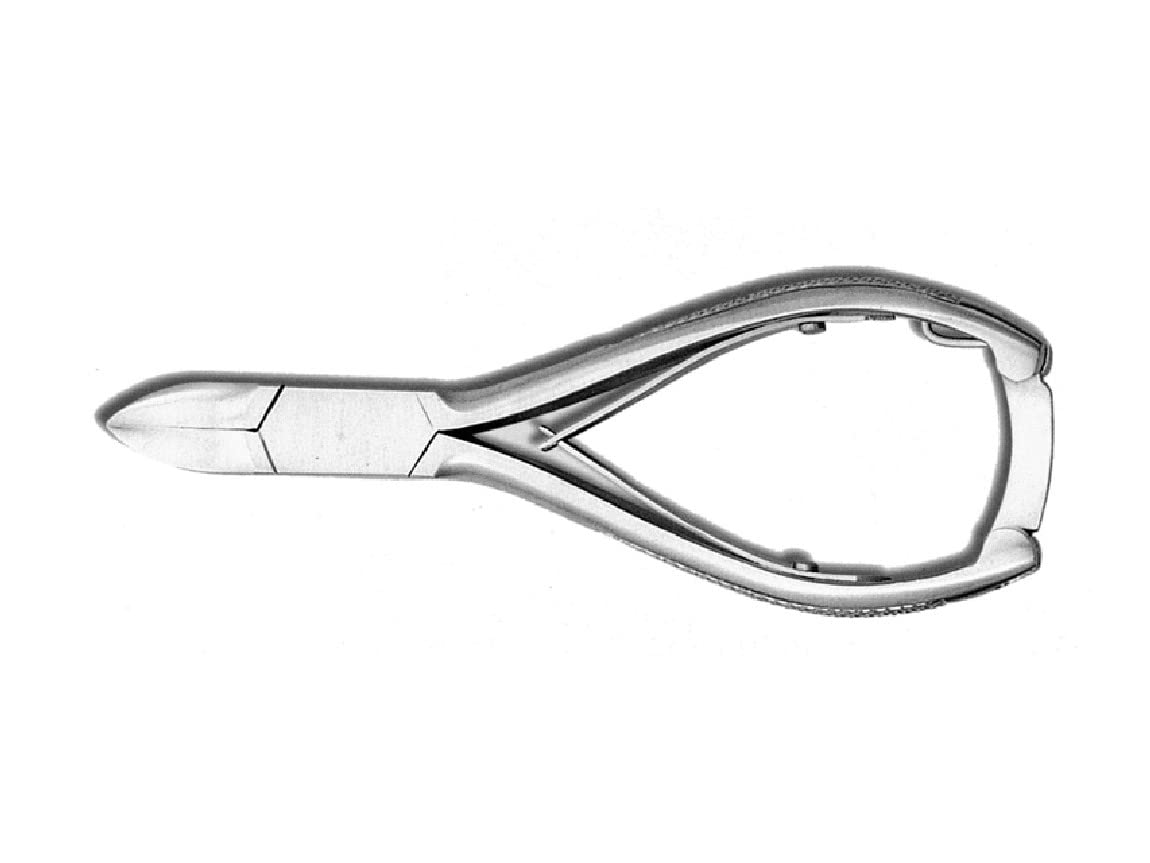 Gima Stainless Steel Nail Nipper for Thick Nails - 14 cm Pedicure Tool
