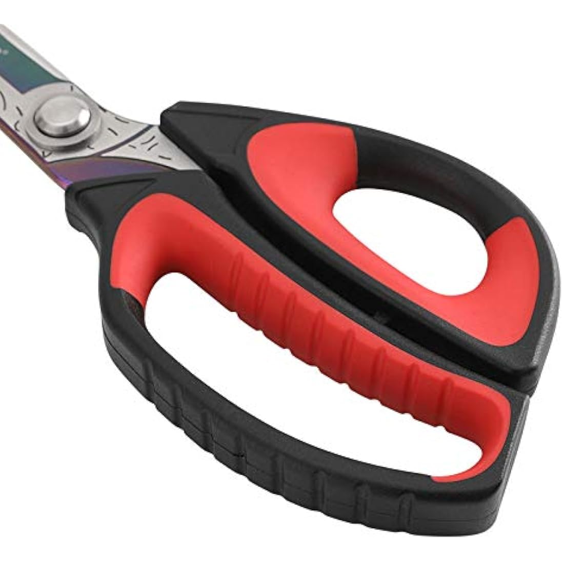 LIVINGO 10" Heavy Duty Scissors | Titanium Coated Stainless Steel Shears