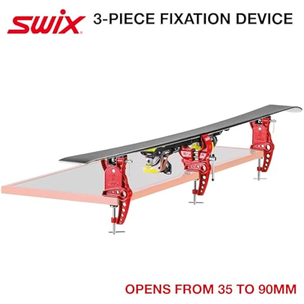 Swix Skischraubstock –  Ski Vise mit 100mm Klemmbreite