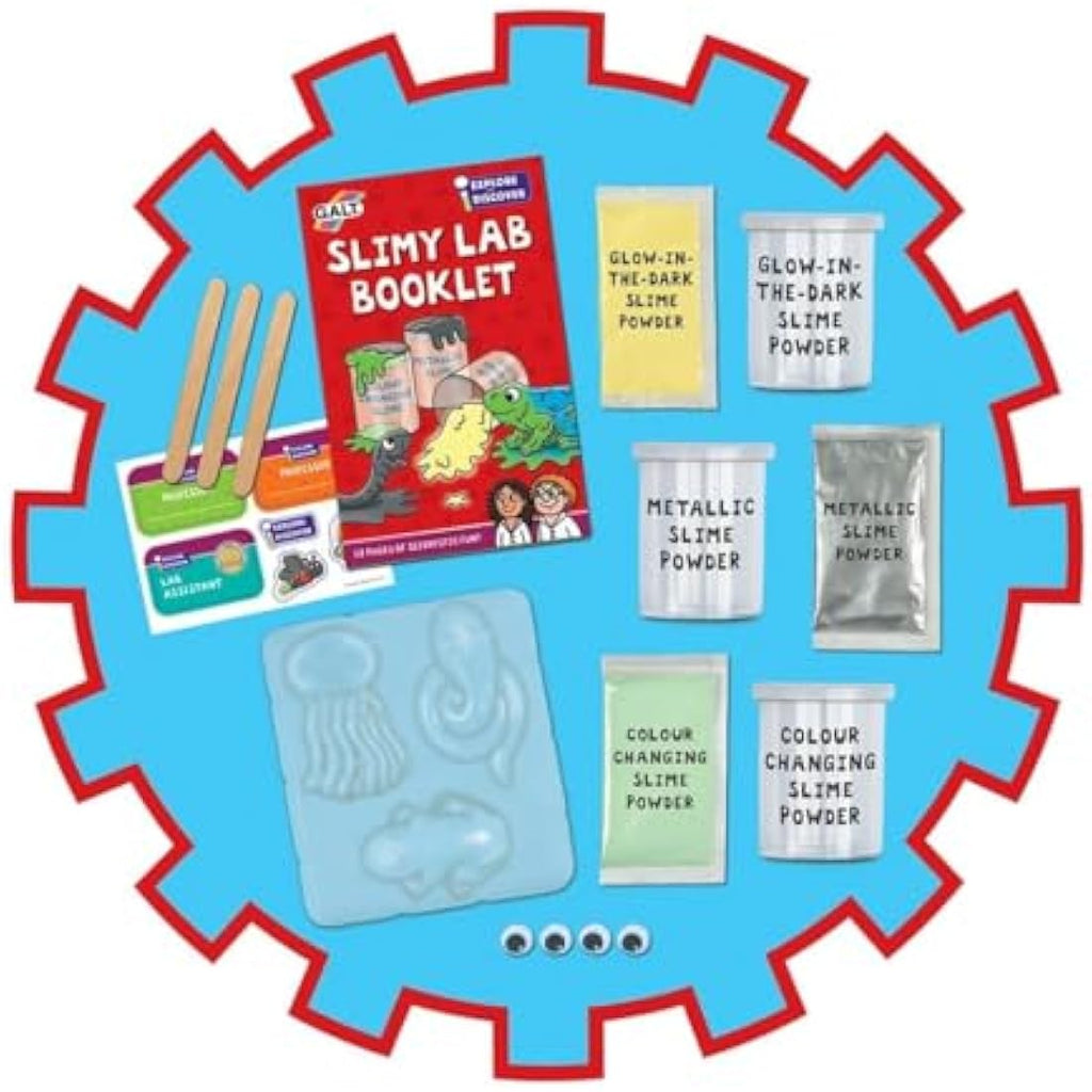 Galt Slimy Lab Science Kit – 4 STEM Slime Experiments for Ages 5+