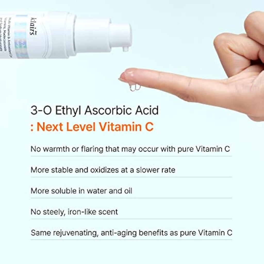 DearKlairs Freshly Juiced Vitamin Charging Serum - 10% Vitamin C & Niacinamide