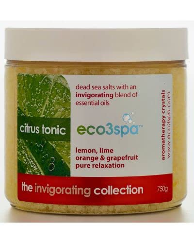 eco3spa Hot Tub Aromatherapy Crystals - Citrus Tonic Dead Sea Salt