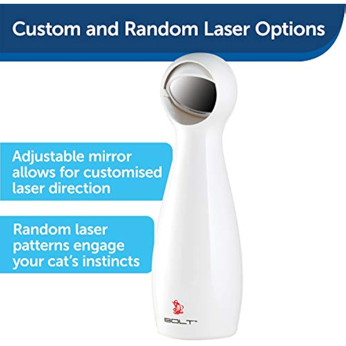 PetSafe FroliCat Interactive Laser Cat Toy – Automatic Exercise Bolt