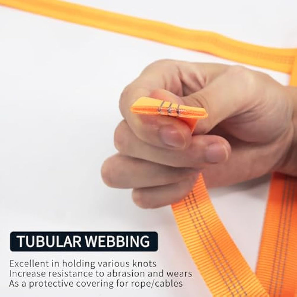 NewDoar 1" Nylon Tubular Climbing Webbing – 4000lb UIAA Certified