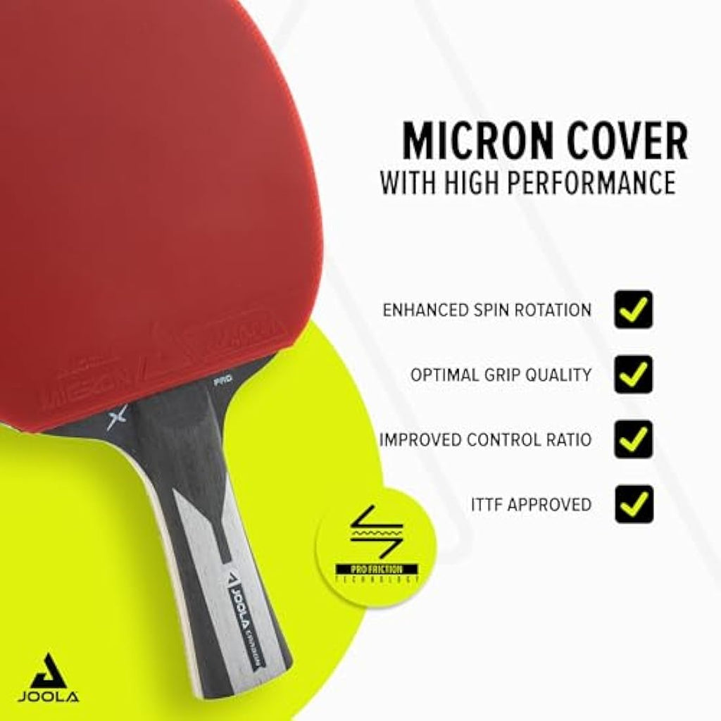 JOOLA Carbon X Pro Table Tennis Bat - ITTF Approved Professional Racket