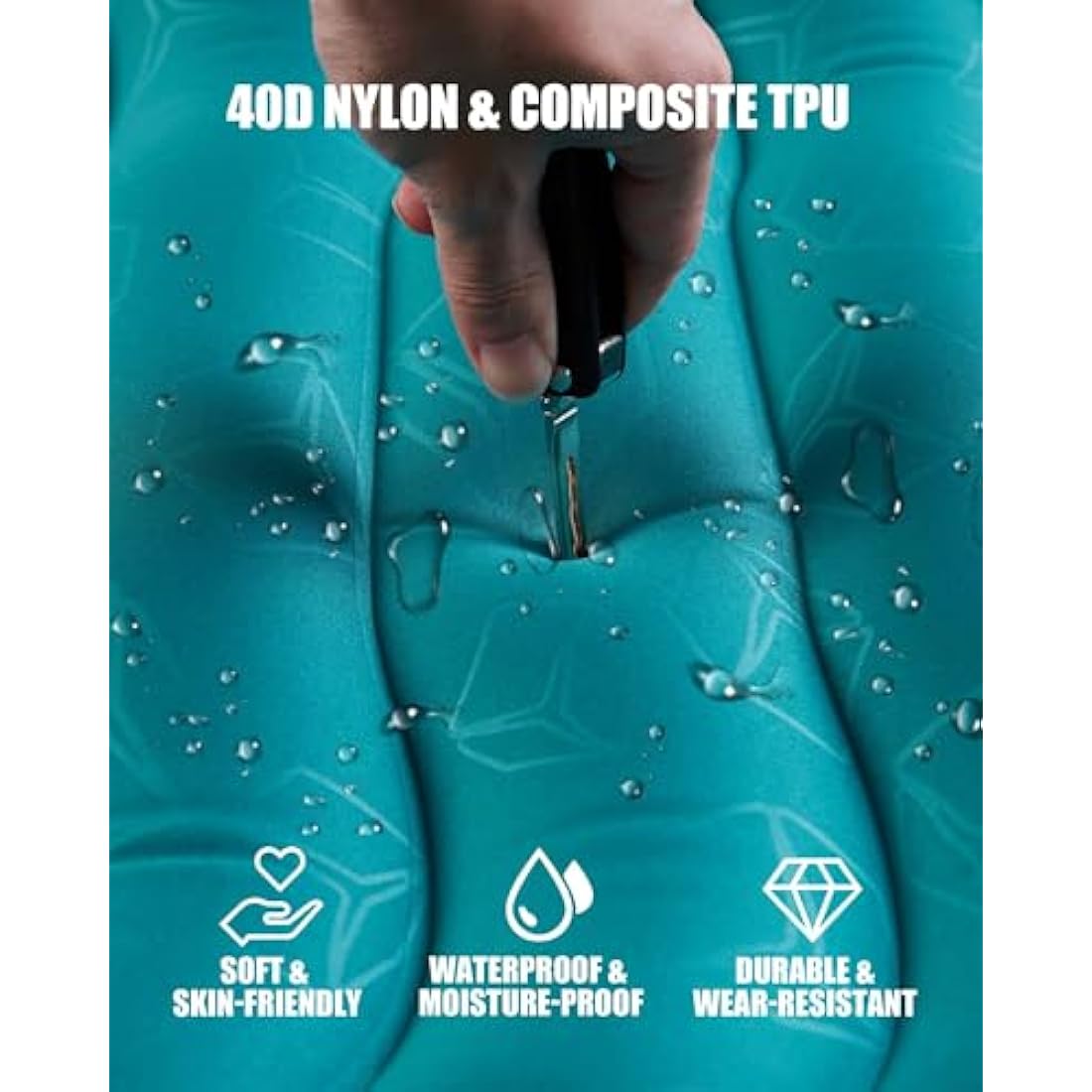 AKSOUL Self Inflating Sleeping Mat – 12cm Thick Ultralight Camping Mattress