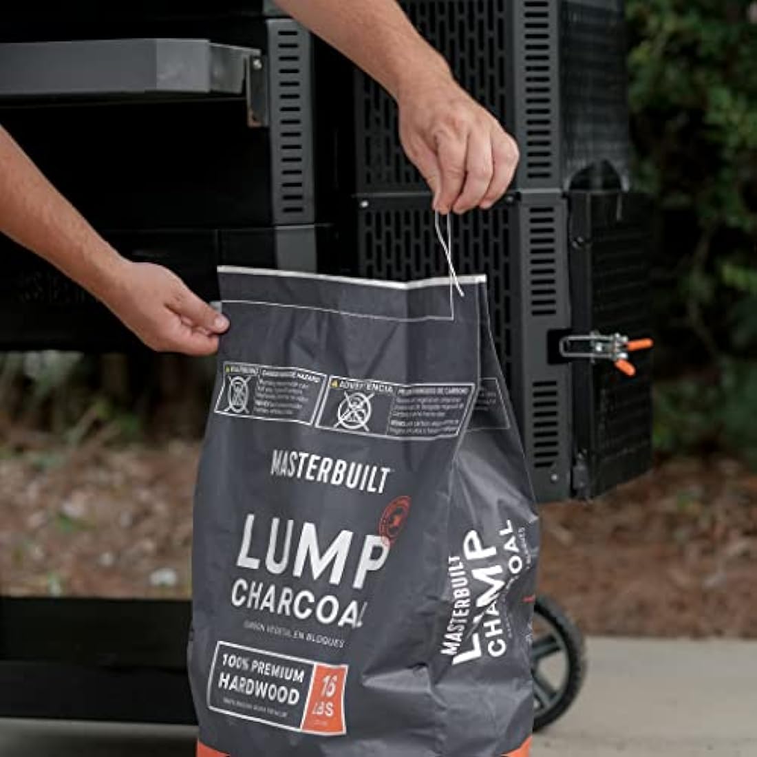 Masterbuilt Premium Natural Lump Charcoal - 16lb Hardwood for BBQ