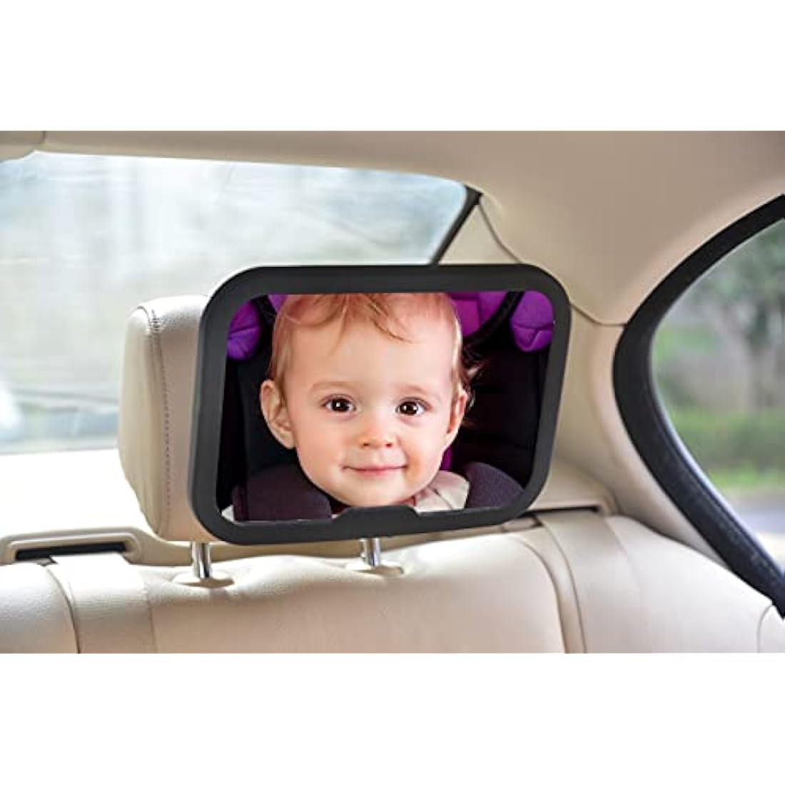 Altabebe AL1104 Baby Car Mirror – Shatterproof Wide Angle Back Seat Mirror