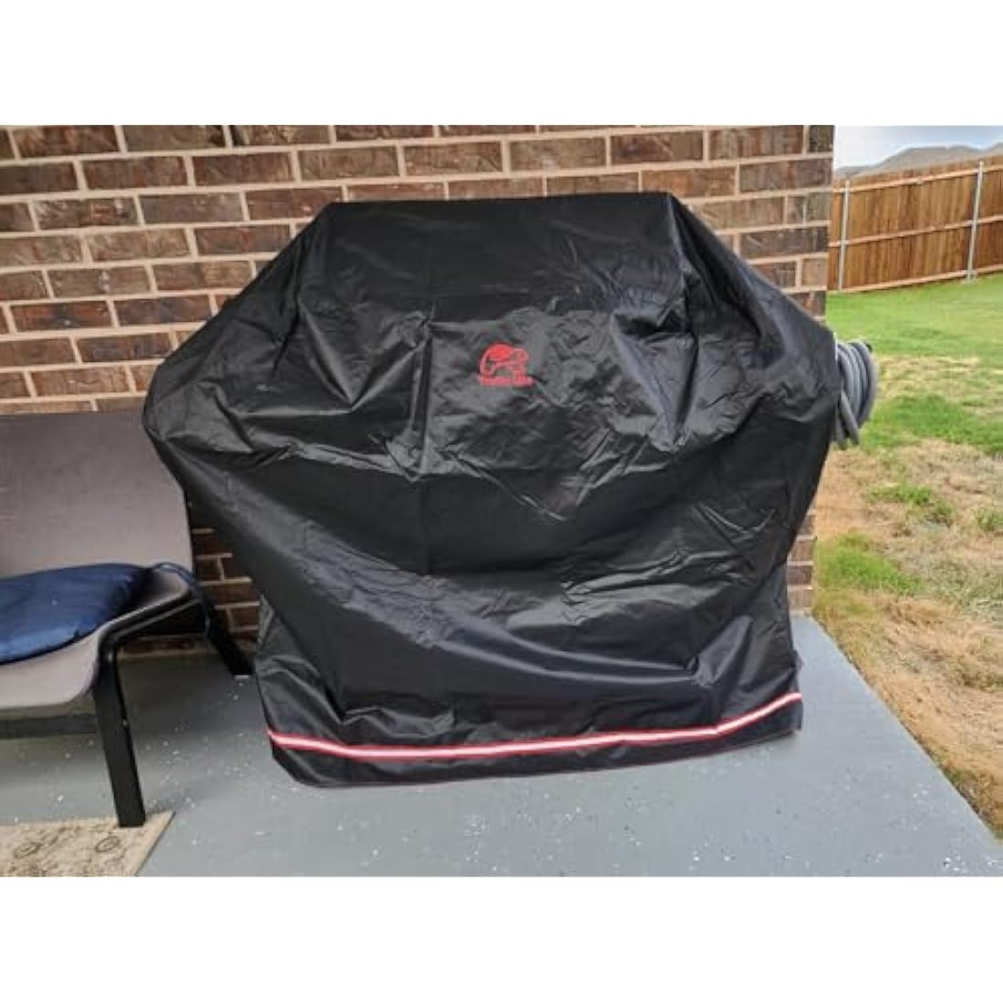 Turtle Life 58 Inch Waterproof BBQ Grill Cover – Heavy Duty Black