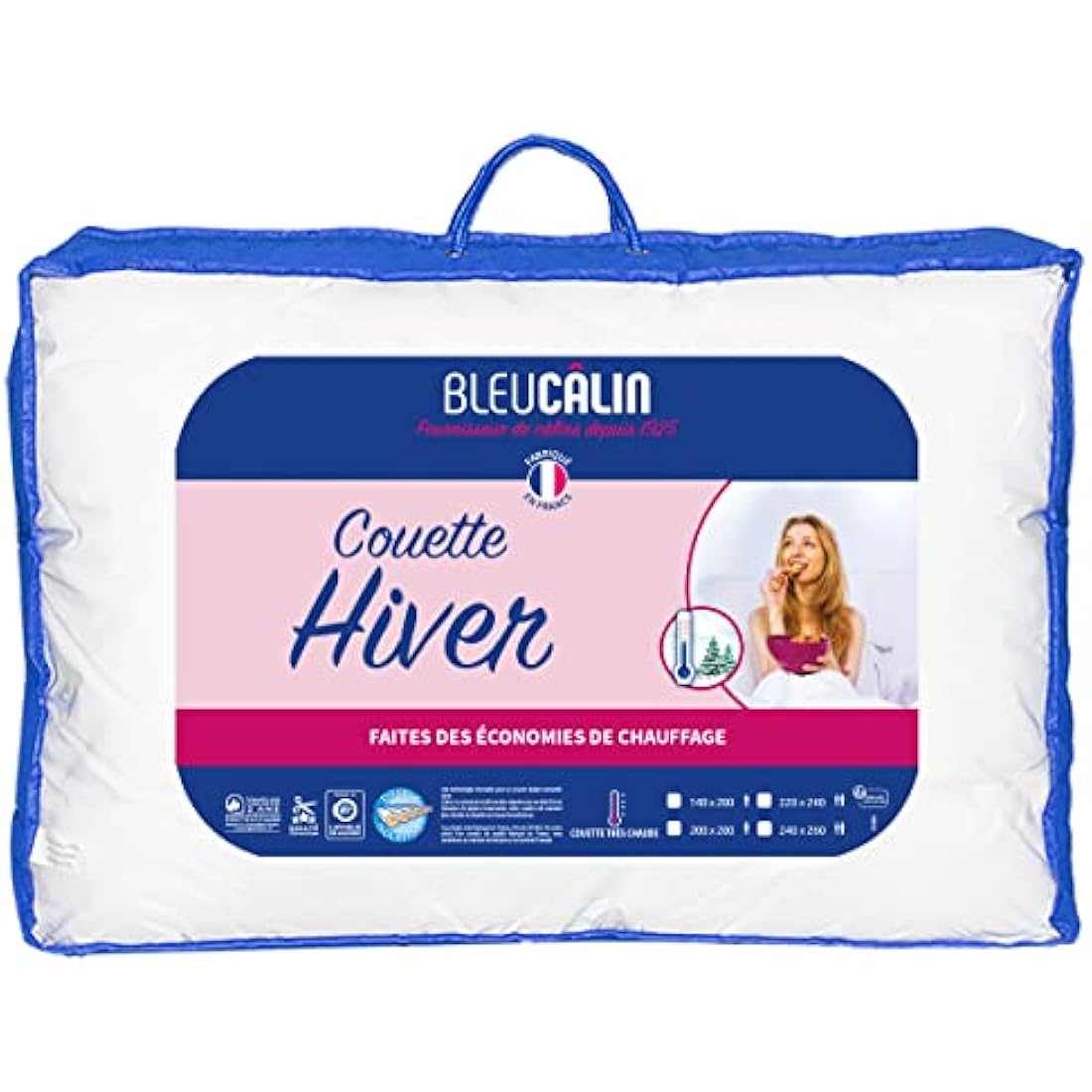Jolof Store Winter Washable Duvet – Insulated Microfibre, 140 x 200 cm