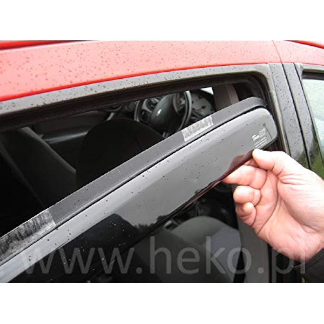 Heko Wind Deflectors Full Set for 5-Door Models | Tinted 4-Piece Kit