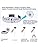 Dixun 3-Ring Dimmable LED Crystal Chandelier | Modern Stainless Steel Light