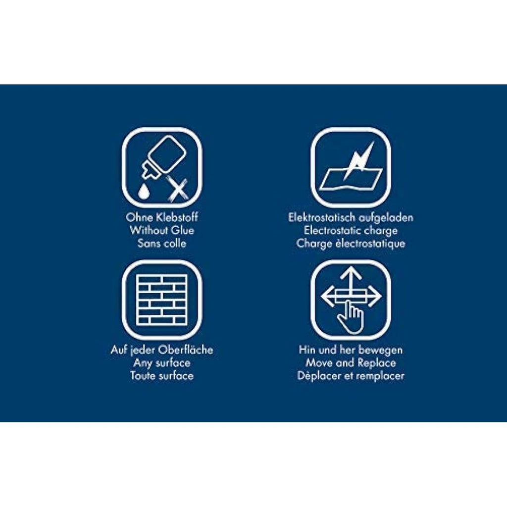 AdPads Electrostatic Presentation Cards | 500 Large Static Notes