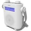 Azatom Pearl DAB/DAB+ Shower Radio | IPX5 Waterproof Bluetooth - White