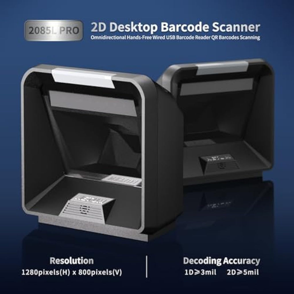 NETUM NT-2085L 2D Omnidirectional Desktop Barcode Scanner | Megapixel Sensor