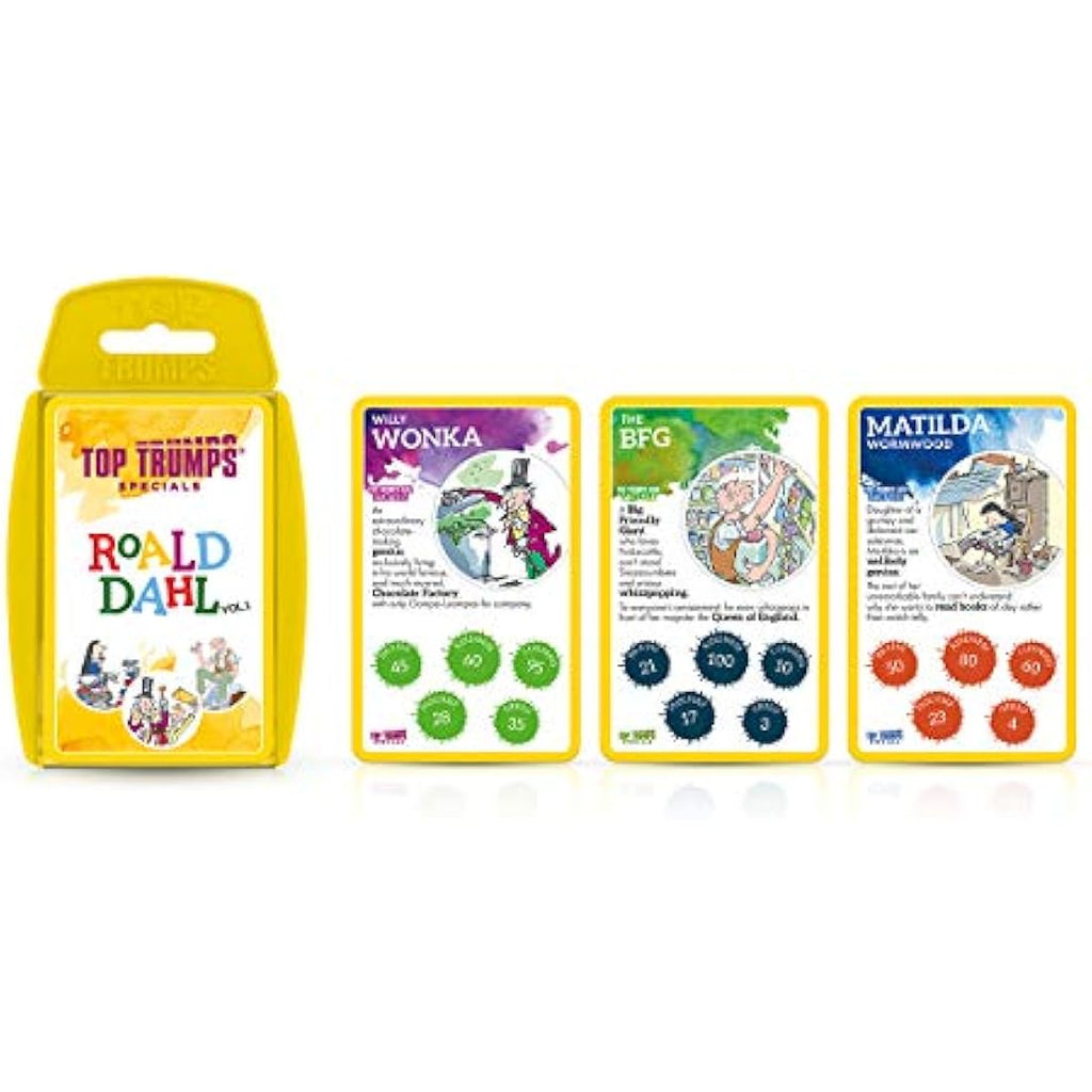 Top Trumps Roald Dahl Vol. 1 Card Game | Educational Kids Gift