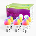 GY B22 Smart LED Bulb – RGB Dimmable WiFi Alexa Light Bulbs, 6 Pack