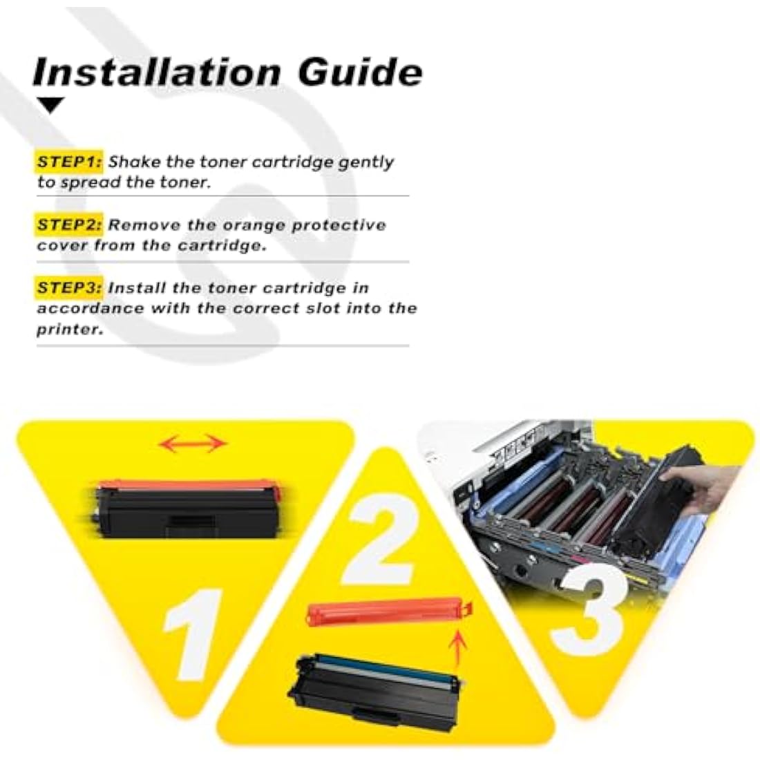 v4ink Compatible TN325 Toner Cartridge 4-Pack for Brother Printers